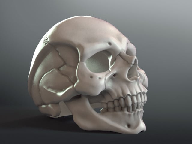 STL file Skull Dice Ring・3D print model to download・Cults