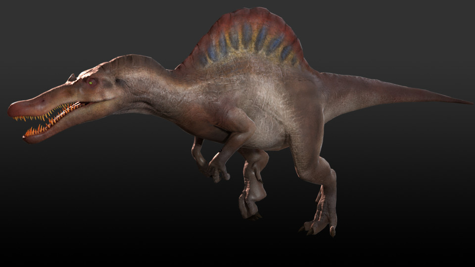 ArtStation Spinosaurus For your Games or Animation 3D