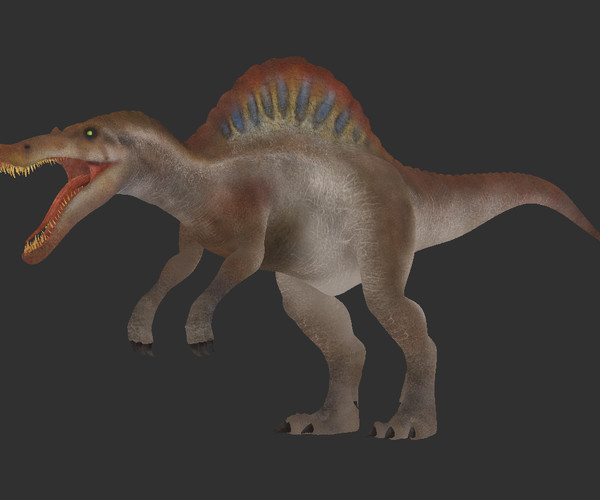 ArtStation - Spinosaurus For your Games or Animation 3D Model | Game Assets