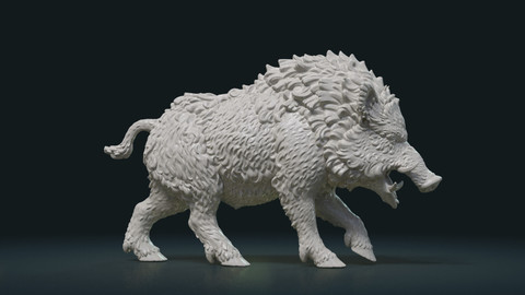 Wild Boar Figure