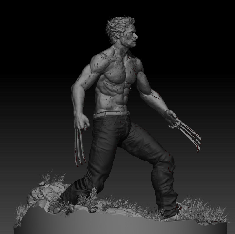 ArtStation Hugh Jackman's wolverine 3d model Resources