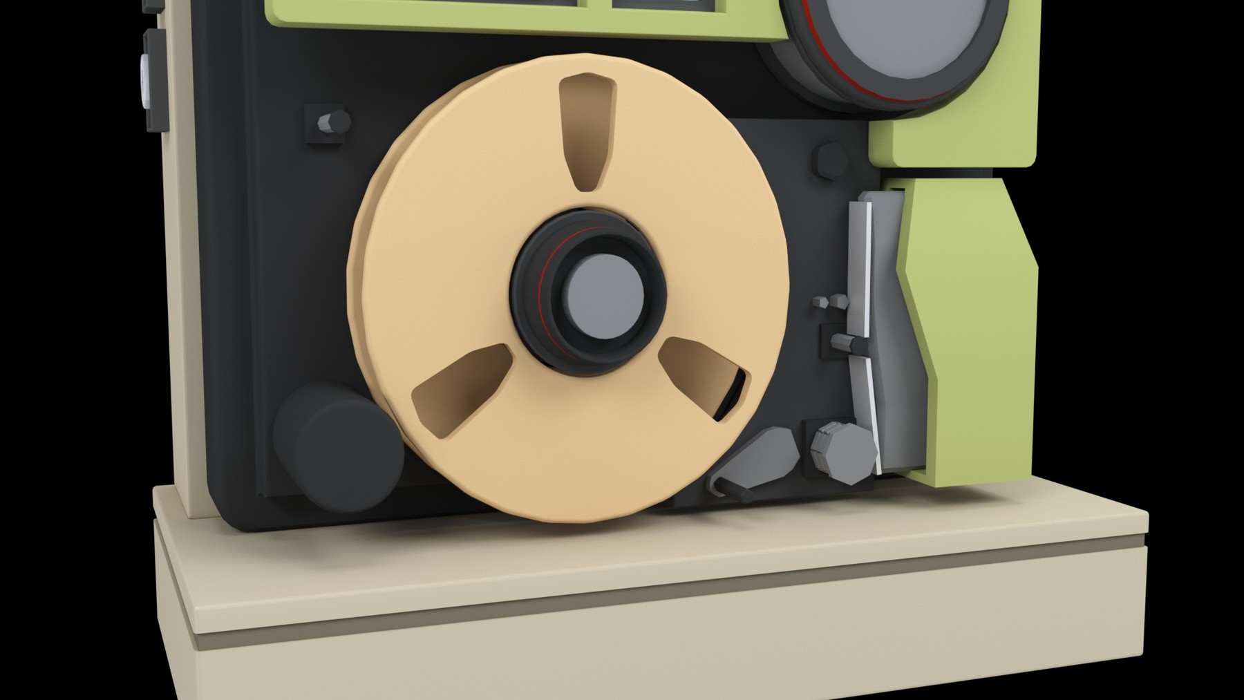 ArtStation Sony HITACHI 1 ZollCMaschine Retro video tape recorder