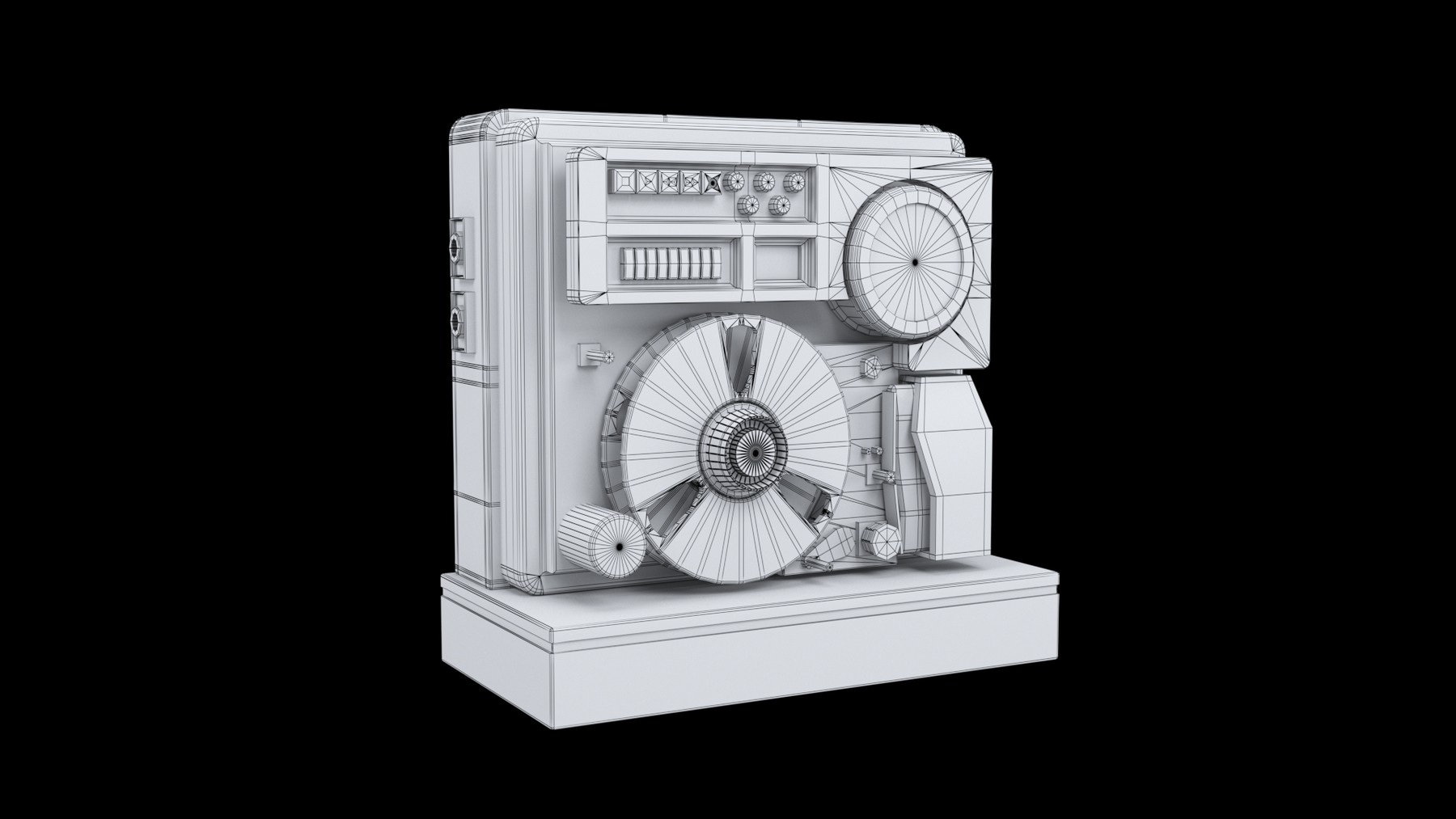 ArtStation Sony HITACHI 1 ZollCMaschine Retro video tape recorder