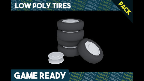 Tire Pack - Low Poly