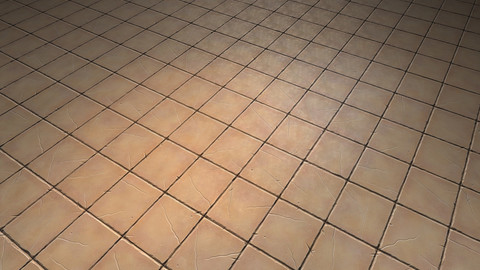 Handpaint Stones Floor Texture