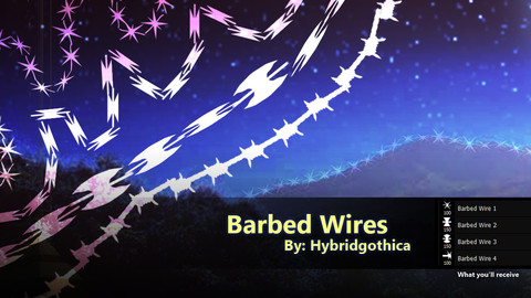 Barbed Wires Brushes.