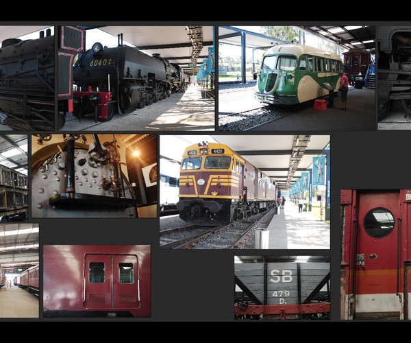 ArtStation TRAINS Reference Pack Resources