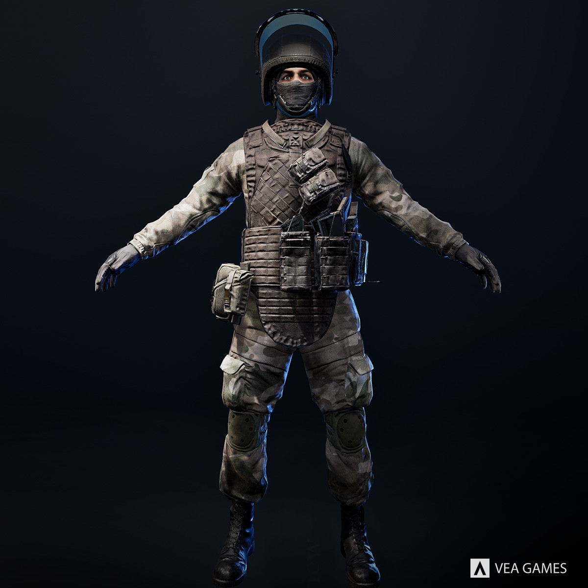 ArtStation - Counter Terrorists And Police Solder models | Game Assets