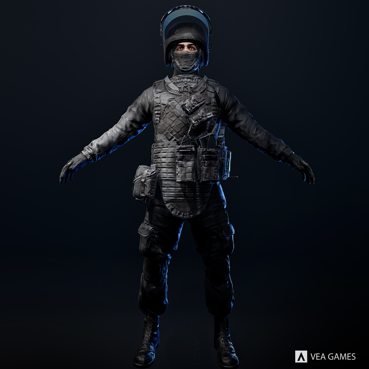 ArtStation - Counter Terrorists And Police Solder models | Game Assets