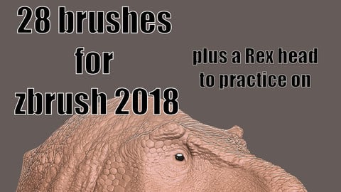 28 custom brushes for Zbrush 2018