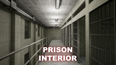 UE4-Modular Prison Interior