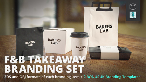 TAKEAWAY PACKAGE BRANDING SET by Mike Kobzar