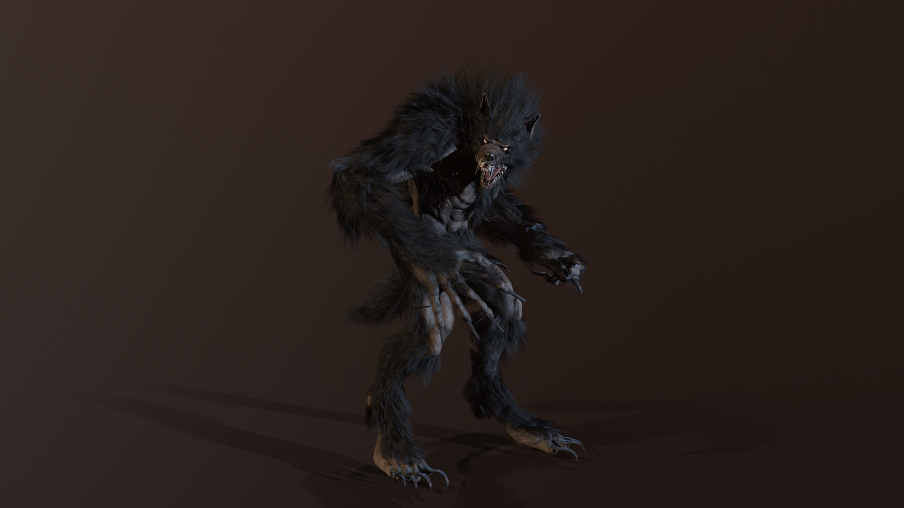 Оборотень 3d. Werewolf 3d model. Werewolf 3d.