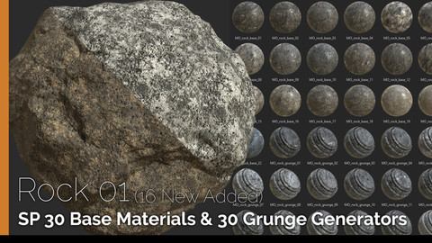 SP Base Materials & Grunge Generators: Rock 01