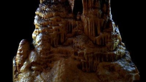 Stalactites Stalagmites Pillar 3D Scanned Asset