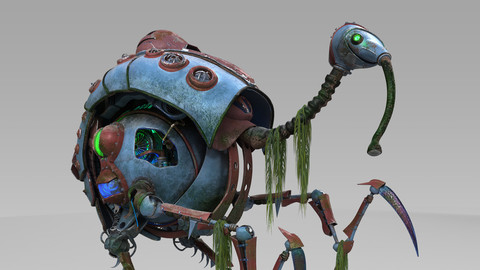 heron robot sci fi