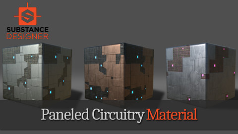 Paneled Circuitry Material