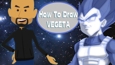 How To Draw Vegeta