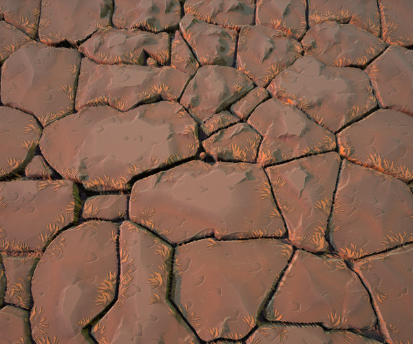 ArtStation - Stylized Stone Grounds 05 | Game Assets