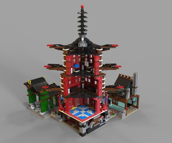 ArtStation - Lego chinese temple | Resources