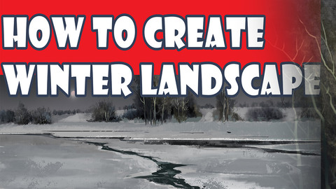 How to create WINTER LANDSCAPE