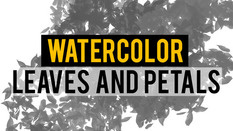 WATERCOLOR LEAVES AND PETAL BRUSHES | PHOTOSHOP