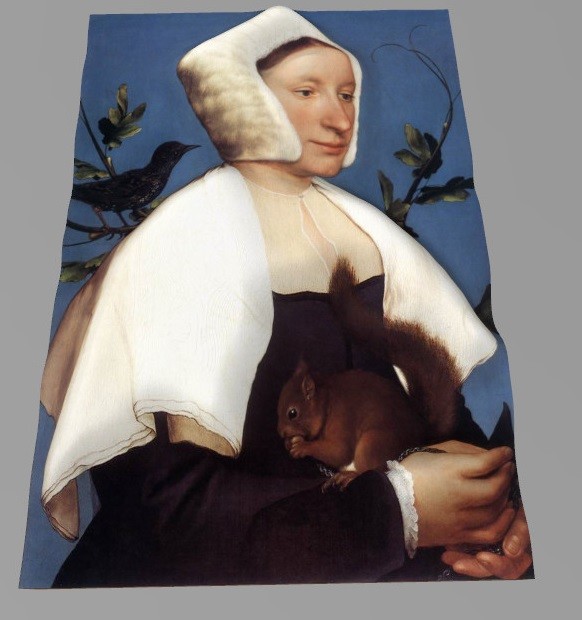 ArtStation "LADY WITH A SQUIRREL & A STARLING" HANS HOLBEIN 1627