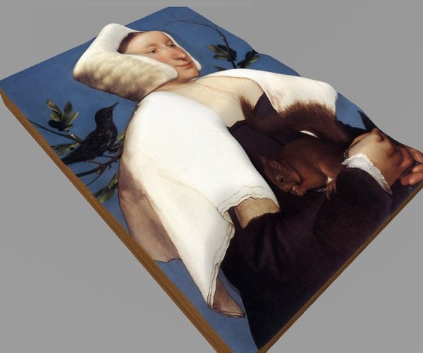 ArtStation "LADY WITH A SQUIRREL & A STARLING" HANS HOLBEIN 1627