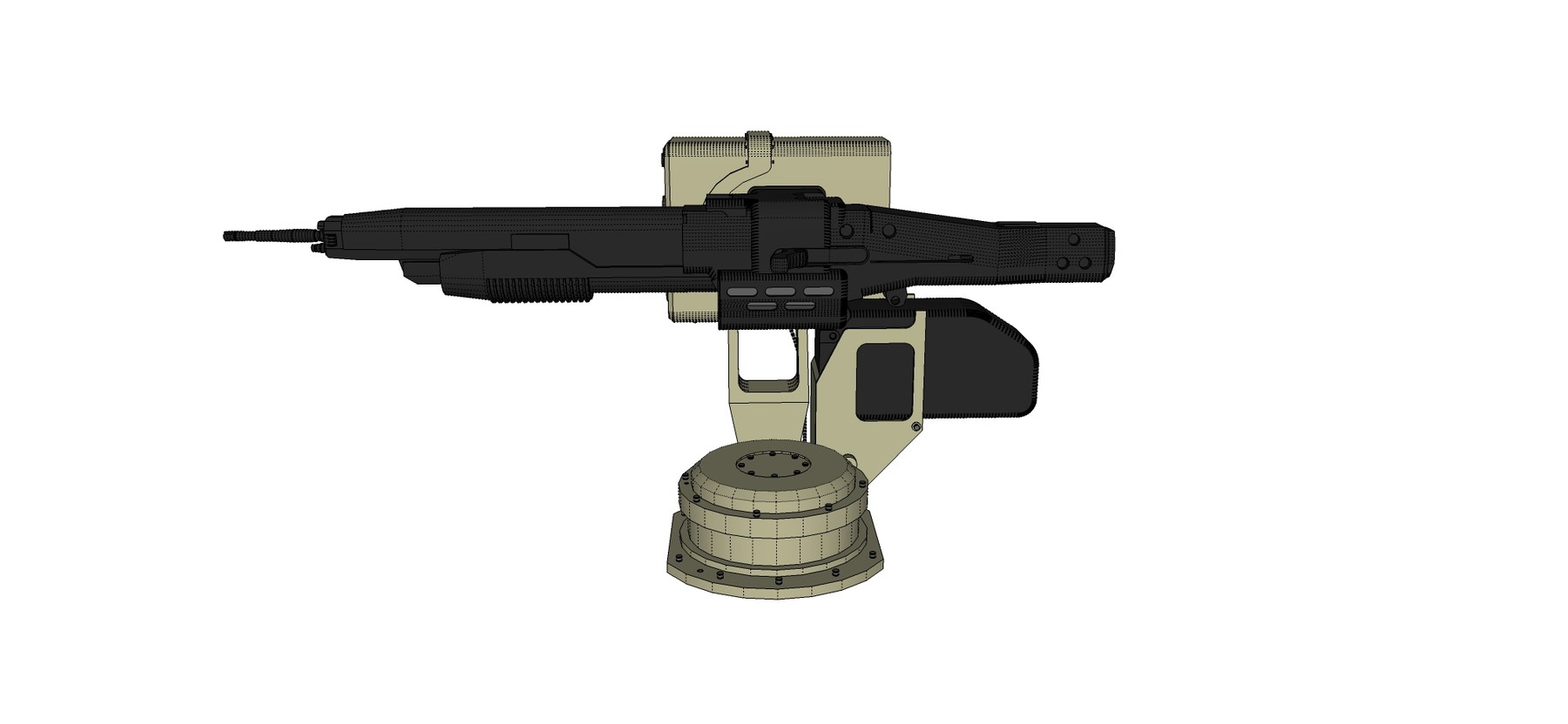 Турели 1.20 1. ПКМ пулемет 3д модель. Asset 2d Turret Gun -3d.