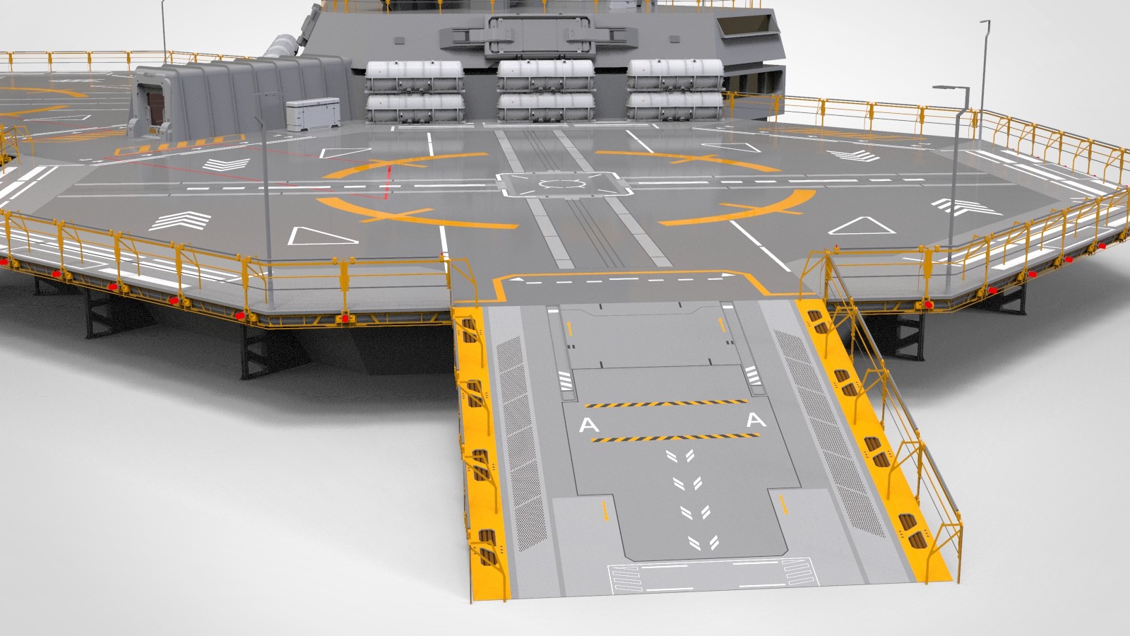 ArtStation - sci-fi Helipad | Resources