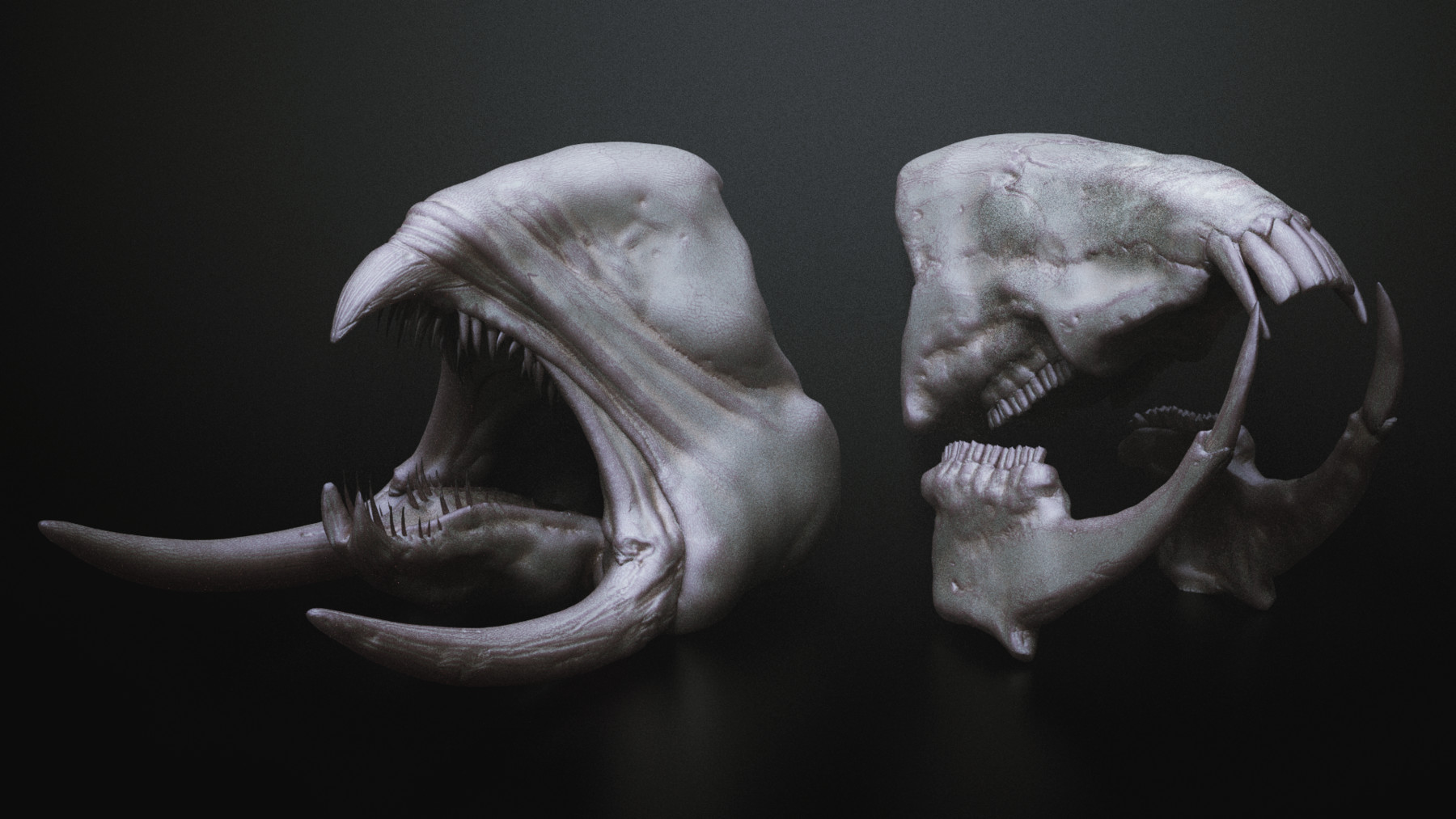 ArtStation - JAWS - 33 Monster Mouths 'n Skulls & IMM Brush Pack