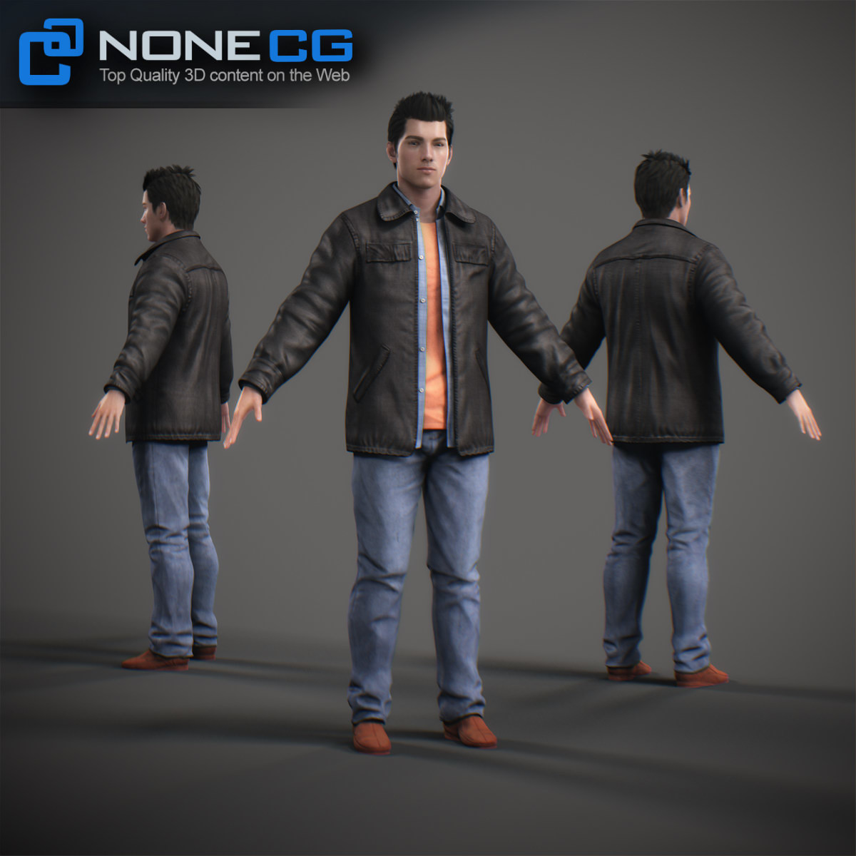 NoneCG 3D models - Adult Male Tom v2.