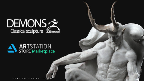 DEMONS - Classical sculpture