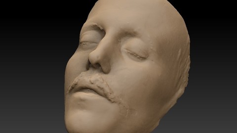 Death mask of Sigge Wulff 270mm