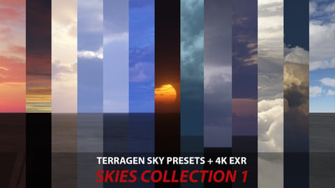 Terragen 4 skies presets collection 1