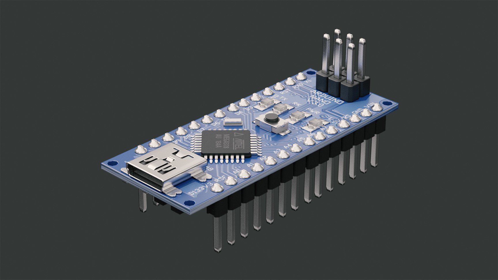 3D artist Prashan Subasinghe Arduino Nano Model