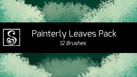 Shrineheart's Painterly Leaves - 12 Brushes