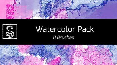 Shrineheart's Watercolor Pack - 11 Brushes