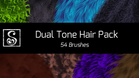 Shrineheart's Dual Tone Hair - 54 Brushes