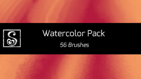 Shrineheart's Sai Watercolor Pack - 56 Brushes
