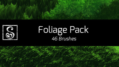 Shrineheart's Foliage Pack - 46 Brushes