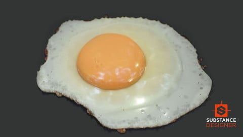 Procedural Fried Egg - Substance Designer