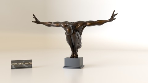 Olympic man decoration