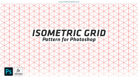 Isometric Grid - Pattern for Photoshop