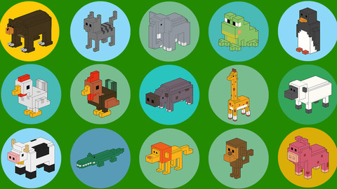 Voxel Animals