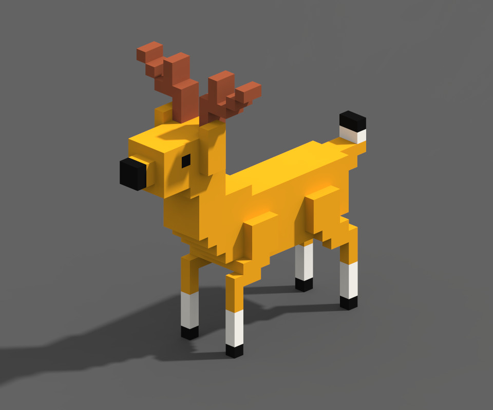 Voxel 3d model