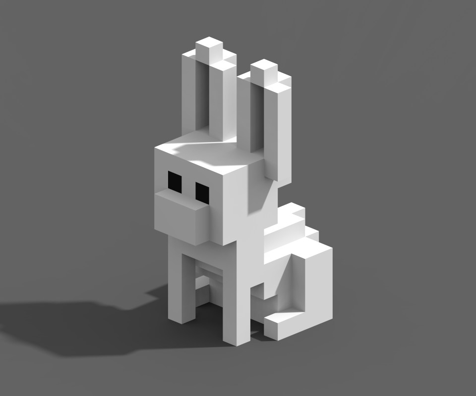 Voxel 3d model