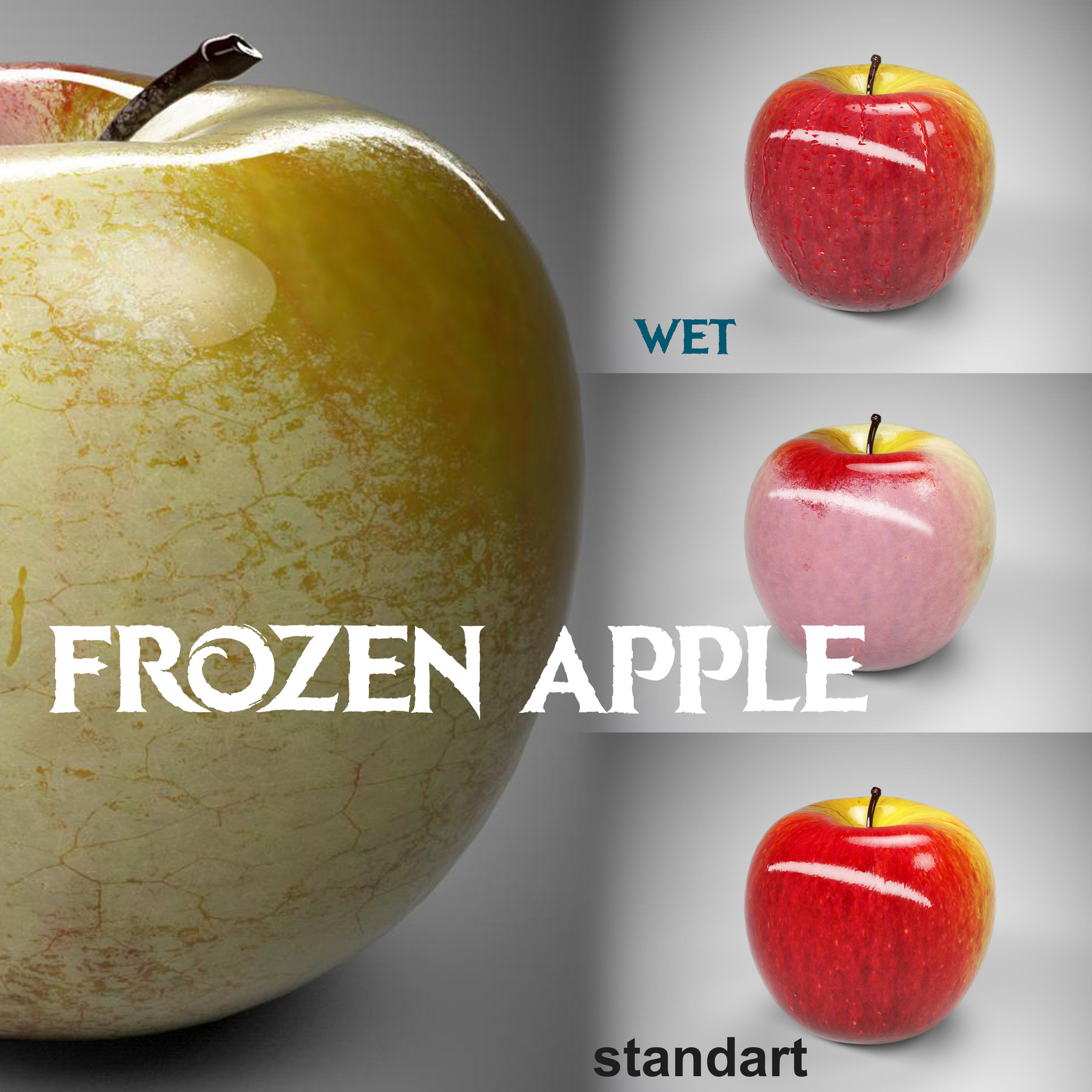 Alper Acun - Apple (standart,wet,frozen types with .sbsar)