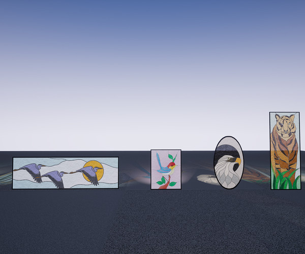 ArtStation [UE4/UE5] Stained Glass Pack Game Assets