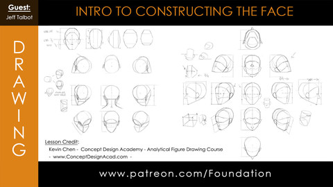 Foundation Art Group - Intro to Constructing the Face with Jeff Talbot